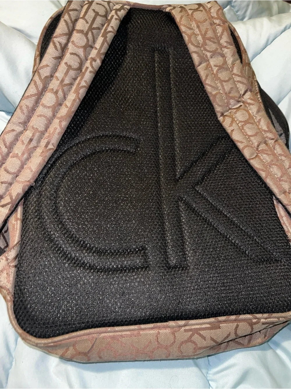 Calvin Klein Brown Monogram Backpack